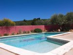 Villa  r�cente, 112m� de plain pied sur 1000m� de terrain clos avec piscine vue sur la garrigue.